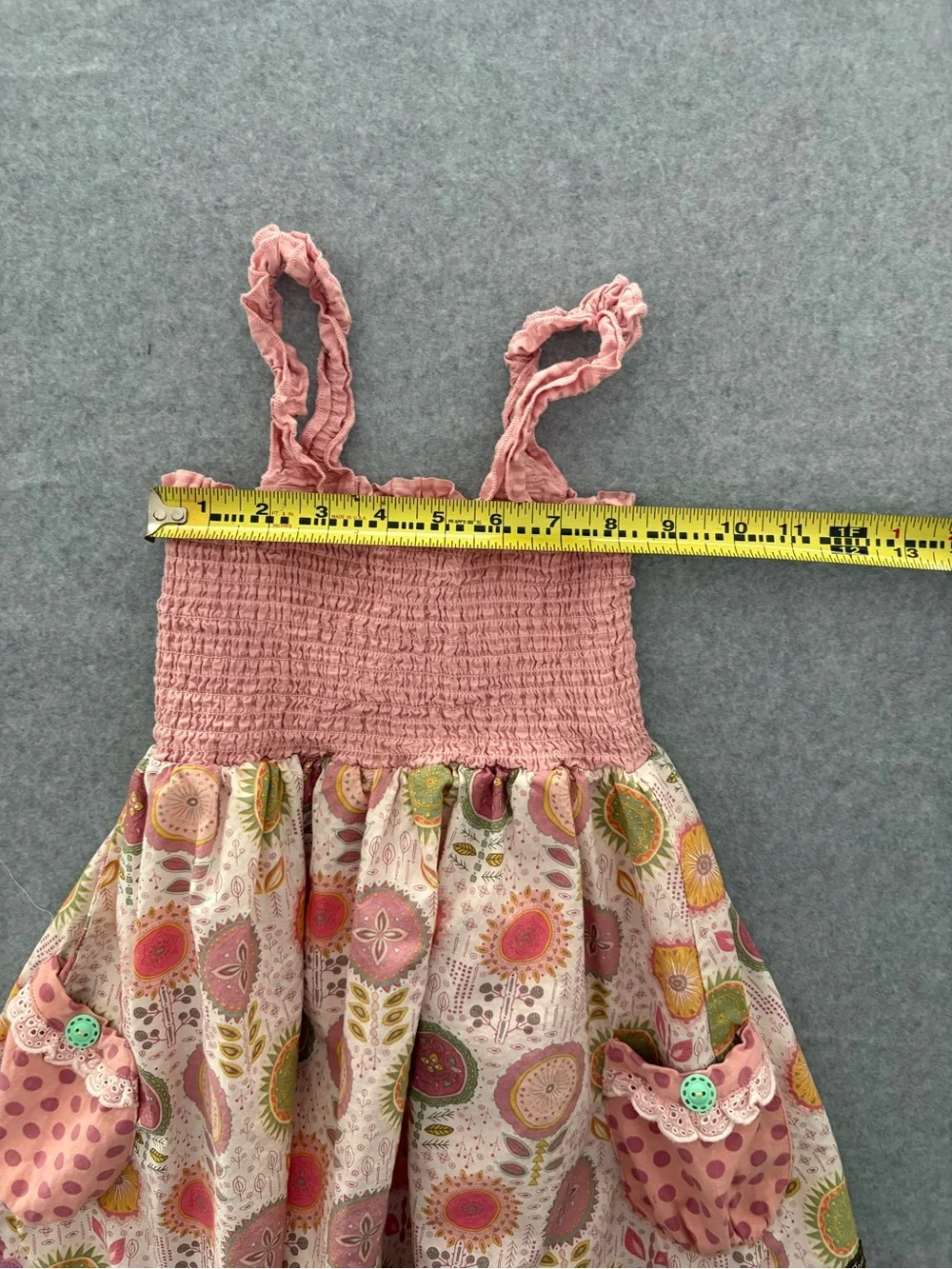Matilda Jane Happy & Free Sand Dollar Dress Size 6 Pink Floral Boho